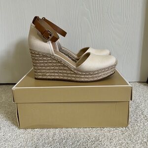 NWT Michael Kors Espadrille Wegde shoes